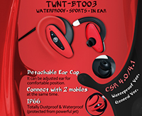 Waterproof & Dustproof Sports Headset