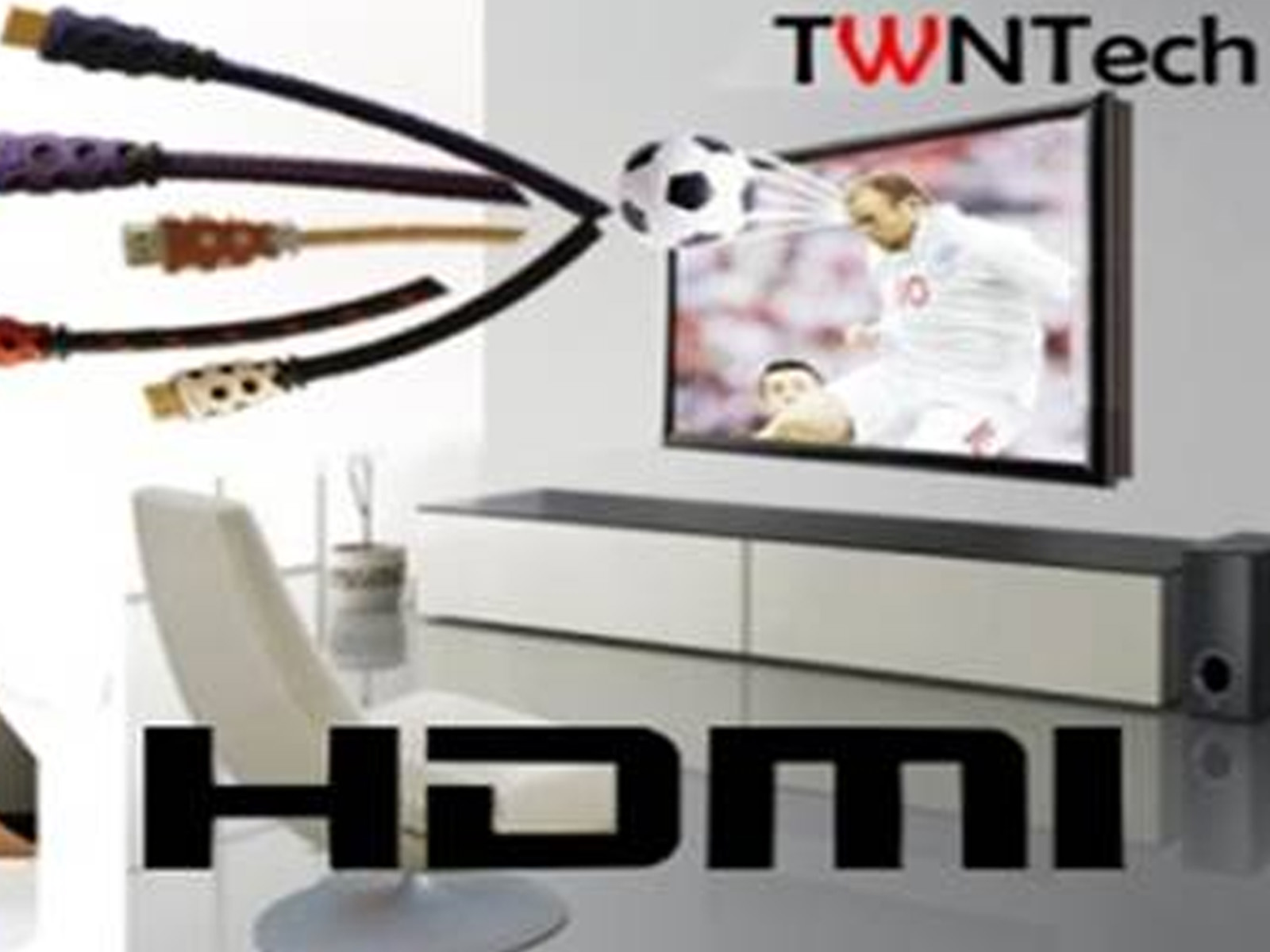TWNTech Football style HDMI Cable